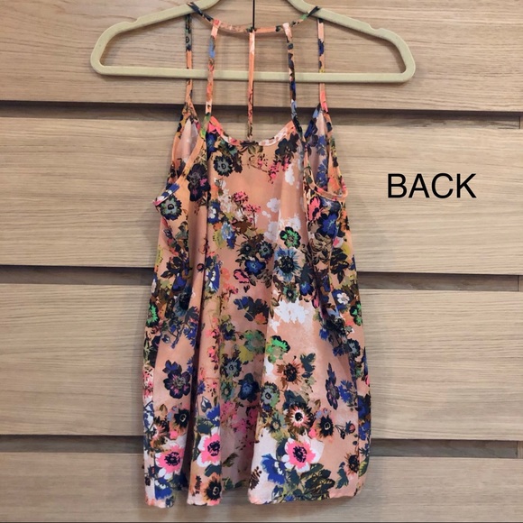 BJewel Dressy Floral Flow Tank - Picture 4 of 8